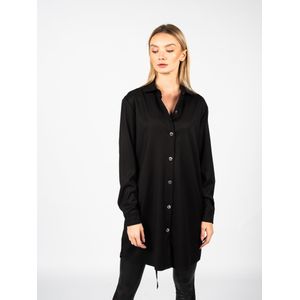 La Haine - Overhemden - Zwart - Stijlvolle Unisex Shirt met Knopen