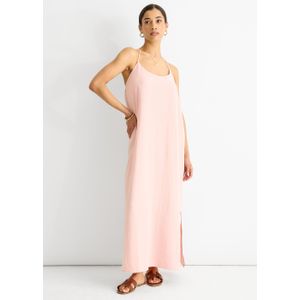 Blush Strappy Airflow oversized jurk met gekruiste rug
