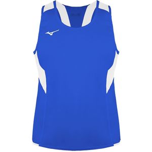 Mizuno Team Authentic Kids Blauw/Wit Singlet Vest