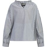 DreiMaster - Blouse - Blauw-wit Gestreept - Licht Katoen