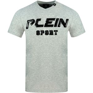 Philipp Plein sportlogo grijs T-shirt