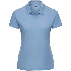 Russell Dames/Dames Piqué Poloshirt (Hemelsblauw)