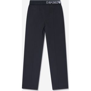 Emporio Armani Jongens Logo Broek in Marineblauw