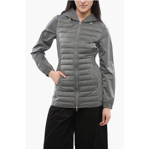 Gewatteerde VIOLET Windjack in Grijs