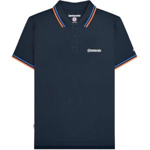 Lambretta Heren SS25 Twin Tip Poloshirt (NAVY/BLAUW)
