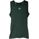 Dolce & Gabbana - DG Mouwloze Ronde Hals Tanktop - Groen - Katoen