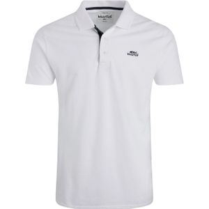 Weird Fish Heren Miles Pique Organic Poloshirt (Wit)