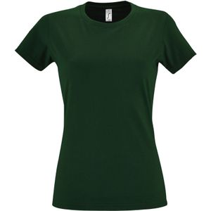 SOLS Dames dames Imperial Heavy Short Sleeve T-Shirt (Fles groen)