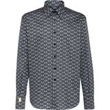 Shirt - Katoenen Poplin - Overhemd - Goud - Flavio Kraag