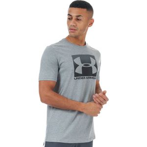 Men's Under Armour Boxed Sportstyle Short Sleeve T-Shirt in Grey