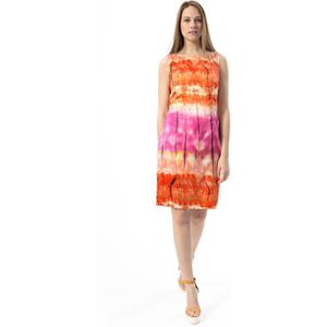 Conquista - Mouwloze Jurk - Rechte Jurk met Print