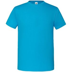 Fruit of the Loom Heren Iconic Premium Ringspun Katoen T-Shirt (Azuurblauw)