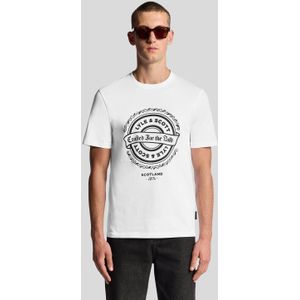 Lyle & Scott creëerden het opvallende grafische T-shirt - wit