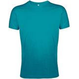 SOLS Heren Regent Slim Fit T-Shirt met korte mouwen (Eendenblauw)