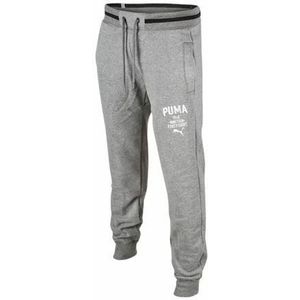 Puma Athletic Grijs Heren Regular Fit Sweat Gym Track Broek 834130 03 P5G