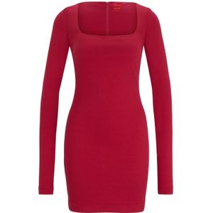 Hugo Dames/Dames Kordella Casual Jurk (Roze)