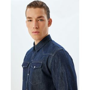 Koton - Tussenjas - Indigo - Blouson - Effen