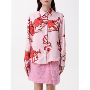 Kreeftenprint Zijden Blouse