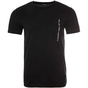 Diesel T-Rubin T-shirt Met Borstzak Voor Heren, Zwart - Maat L
