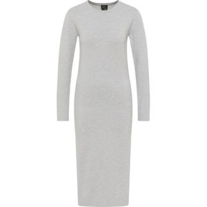 DreiMaster - Klassik - Gebreide Jurk - Grijs Gemêleerd