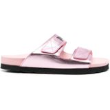 Palm Angels - Leren Sandalen - Roze - Dames
