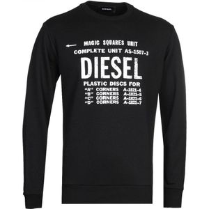 Diesel S-Gir B5 Felpa Zwart Sweatshirt - Maat M