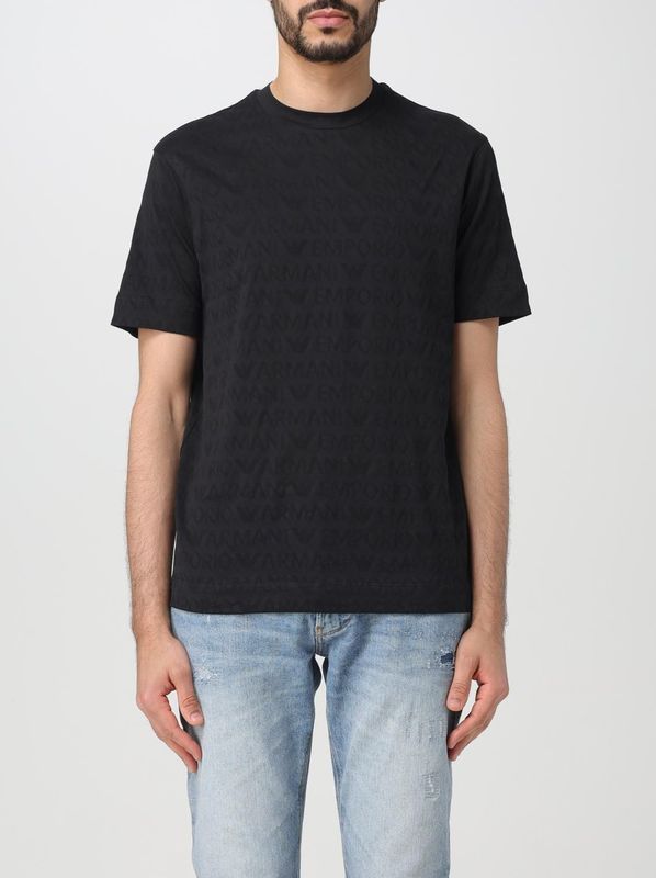 Emporio Armani - Logo T-shirt - Blauw - 2 T-shirts