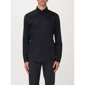 Slim Fit - Langsleeve Overhemd - Zwart