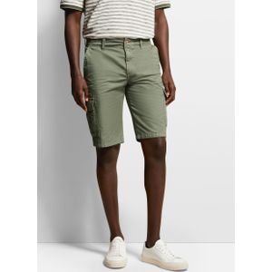 Bermuda - Mos - 100% Katoen - Opgestikte Zakken - Ritssluiting