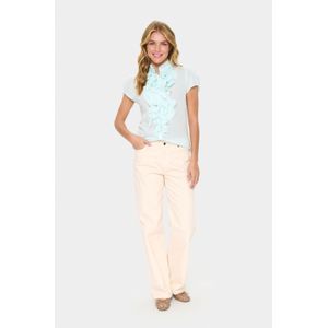 Overhemd - Blue - TilliSZ - Damesblouse - Lang Mouwen