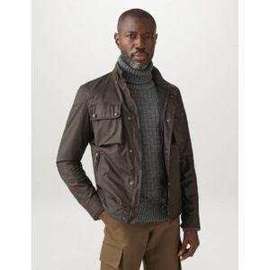 Men's Belstaff Waxed Cotton Racemaster Jacket in Brown