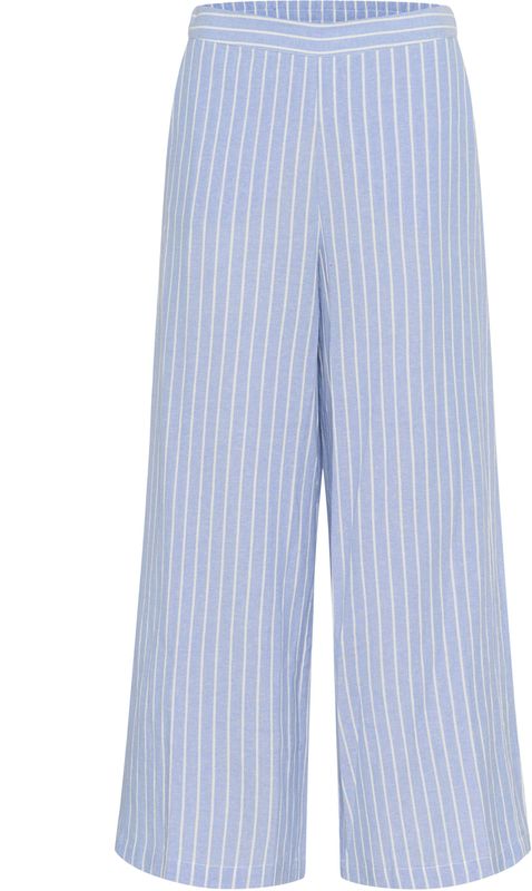EbbAndFlow - Casual Fit - Harembroek - Mel./Chalk Stripe - Blauw/Wit
