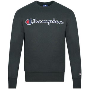 Champion Classic Script Logo zwart sweatshirt