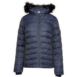 Dare 2B Dames/Dames Glamorize III Leopard Print Gewatteerde Ski Jas (Maanlicht Denim) - Maat 38