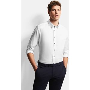 Bugatti - Katoenen Overhemd - Met Button-Down Kraag