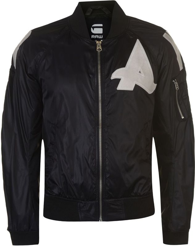 G-star - Bomber Jacket - Zwart - 100% Polyamide