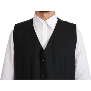 Dolce & Gabbana Mannen Zwart gebloemd slank 3-delig MARTINI pak