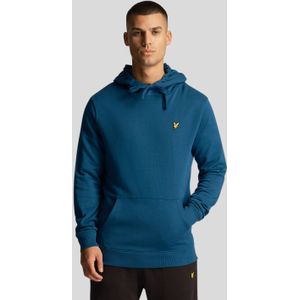 Lyle & Scott apres-marineblauwe pull-over hoodie