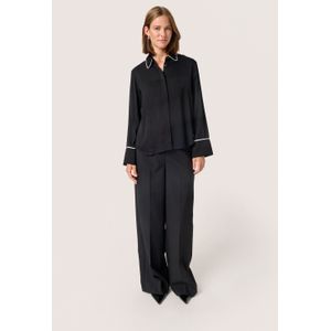 Korte Mouwen Shirt - Regular Fit - Blac