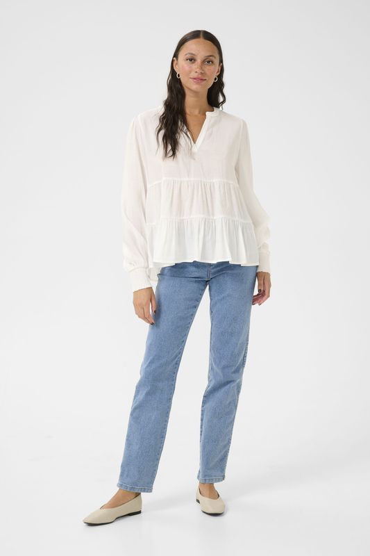 Kaffe - KAMira - Blouseshirt - Wit