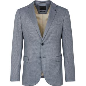 Bugatti - Jersey Jas - Blauw - Met Reverskraag - Elegante Blazer