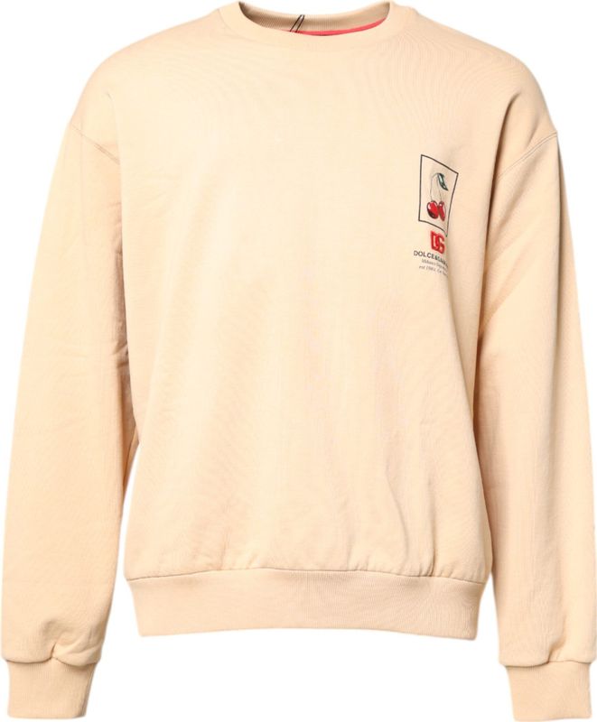 Dolce & Gabbana - Sweatshirt - Beige - Katoen