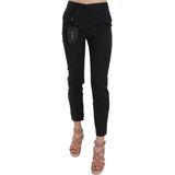 Dolce & Gabbana Dames Polka Dot Slim Capri Broek Taps toelopende broek