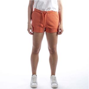 Super Droge Vintage Shorts Logo Emb Jersey Oranje - Dames - Maat S