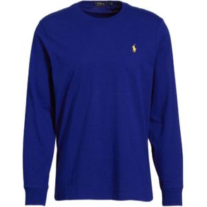 POLO Ralph Lauren Longsleeve Met Backprint Heritage Royal - Maat XL