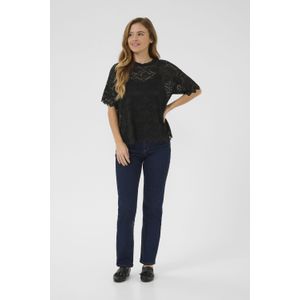 Kaffe - Blouse 'Jaiden' - Zwart - Wijde Pasvorm