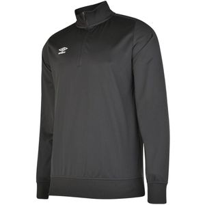 Umbro Kinder/Kinder Club Essential Sweatshirt met halve rits (Zwart)