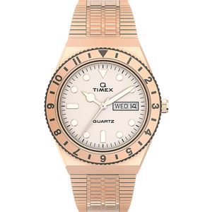 Timex Q Reissue dameshorloge Rosékleurig TW2U95700