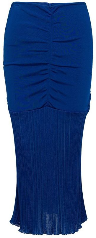 Gebreide Midi Rok met Rimpelontwerp