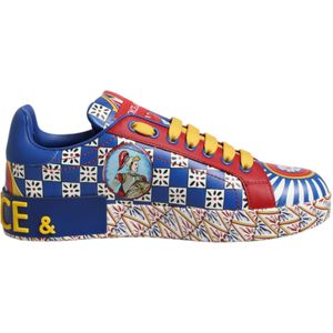 Dolce & Gabbana - Portofino Carretto - Sneakers - Veelkleurig - Leer